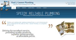 Desktop Screenshot of coonenplumbing.com